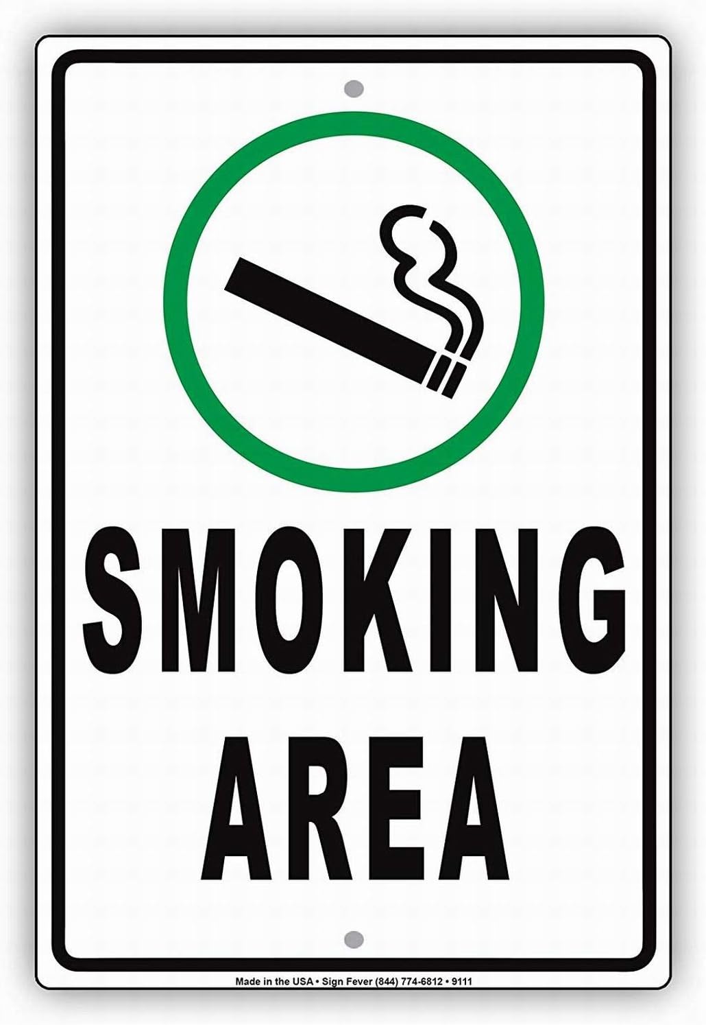 Vaping Store - Panneau de sécurité 12x16 fumant vapotage
