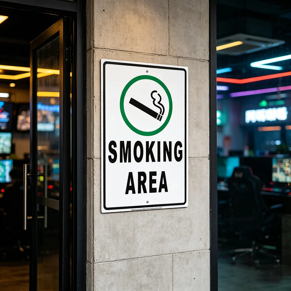 Panneau de sécurité : fumer et - Vaping Store avis et prix