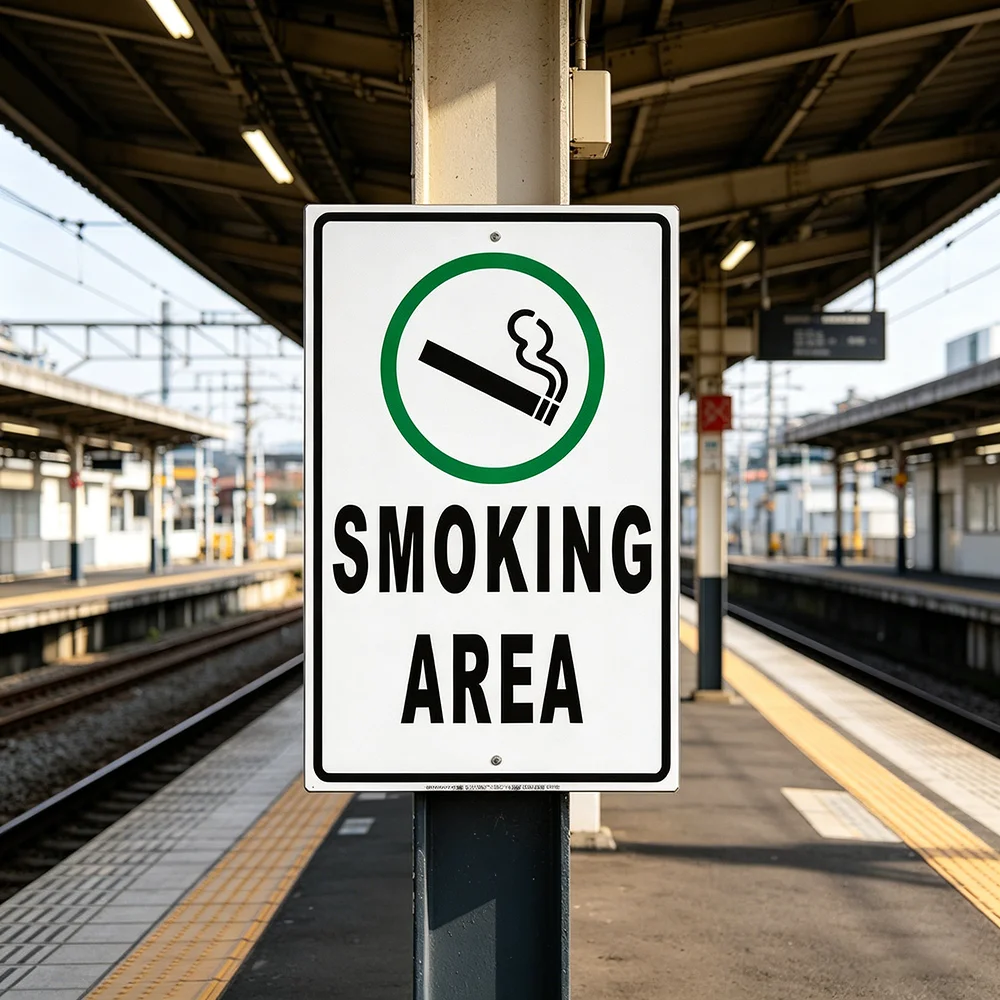 Panneau de sécurité : fumer et - Vaping Store avis et prix