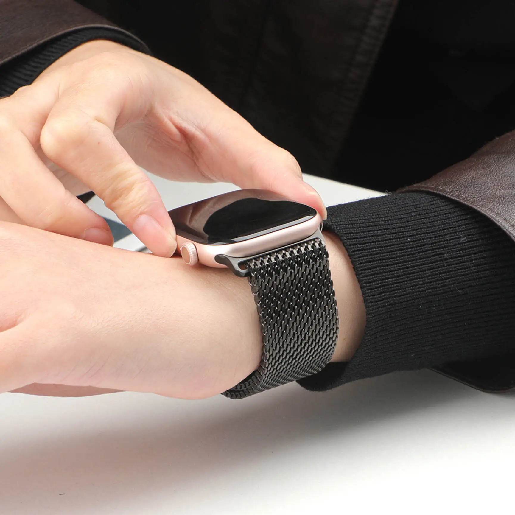 Bracelet en maille d’acier de  - Mesh Coil Strip avis et prix